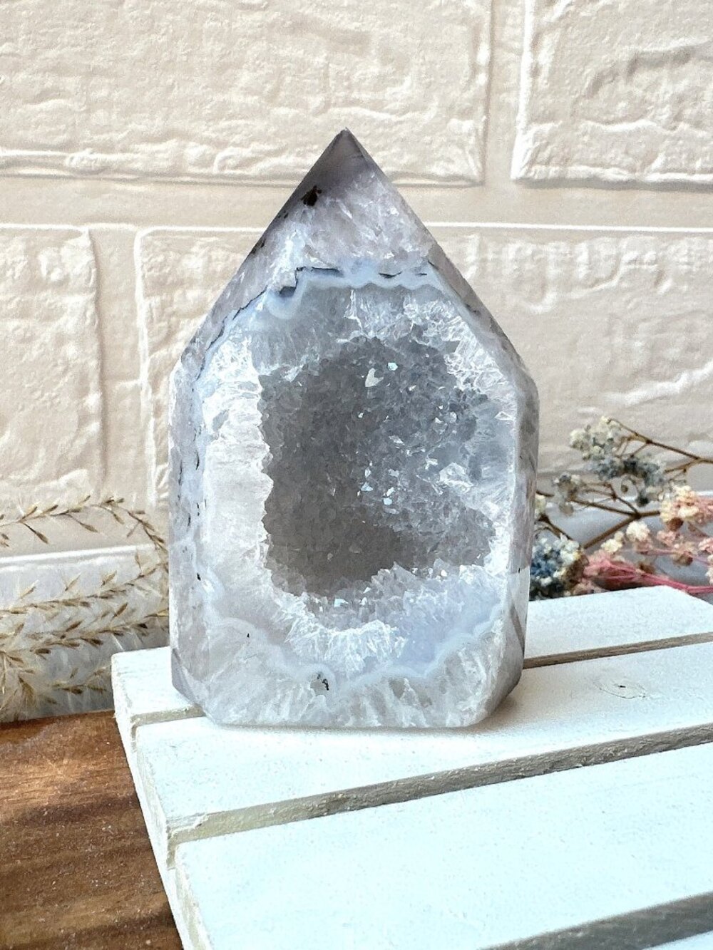 Gorgeous Agate Druzy Tower